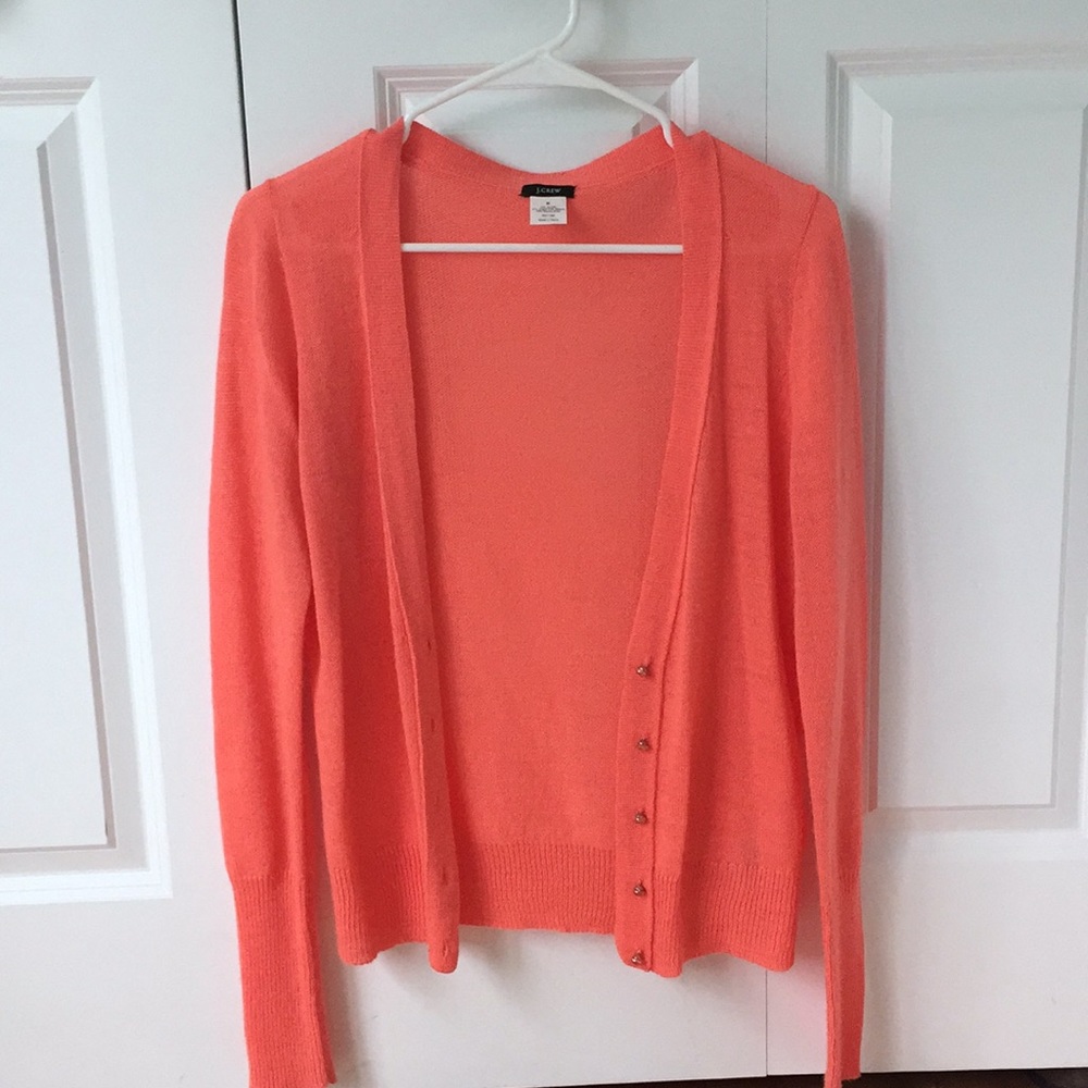 J. Crew cardigan sweater with jewel buttons
